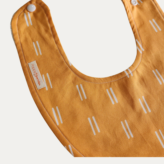 MUSTARD MUDCLOTH | DRIBBLE BIB