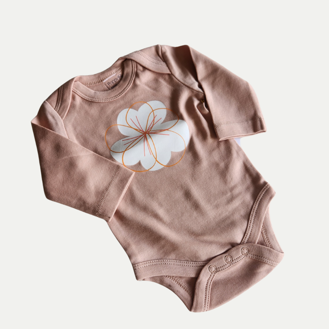 ORGANIC ONESIE | FLORA | BLUSH
