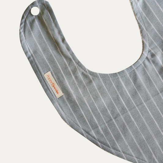 SAGE FREEHAND STRIPES | DRIBBLE BIB