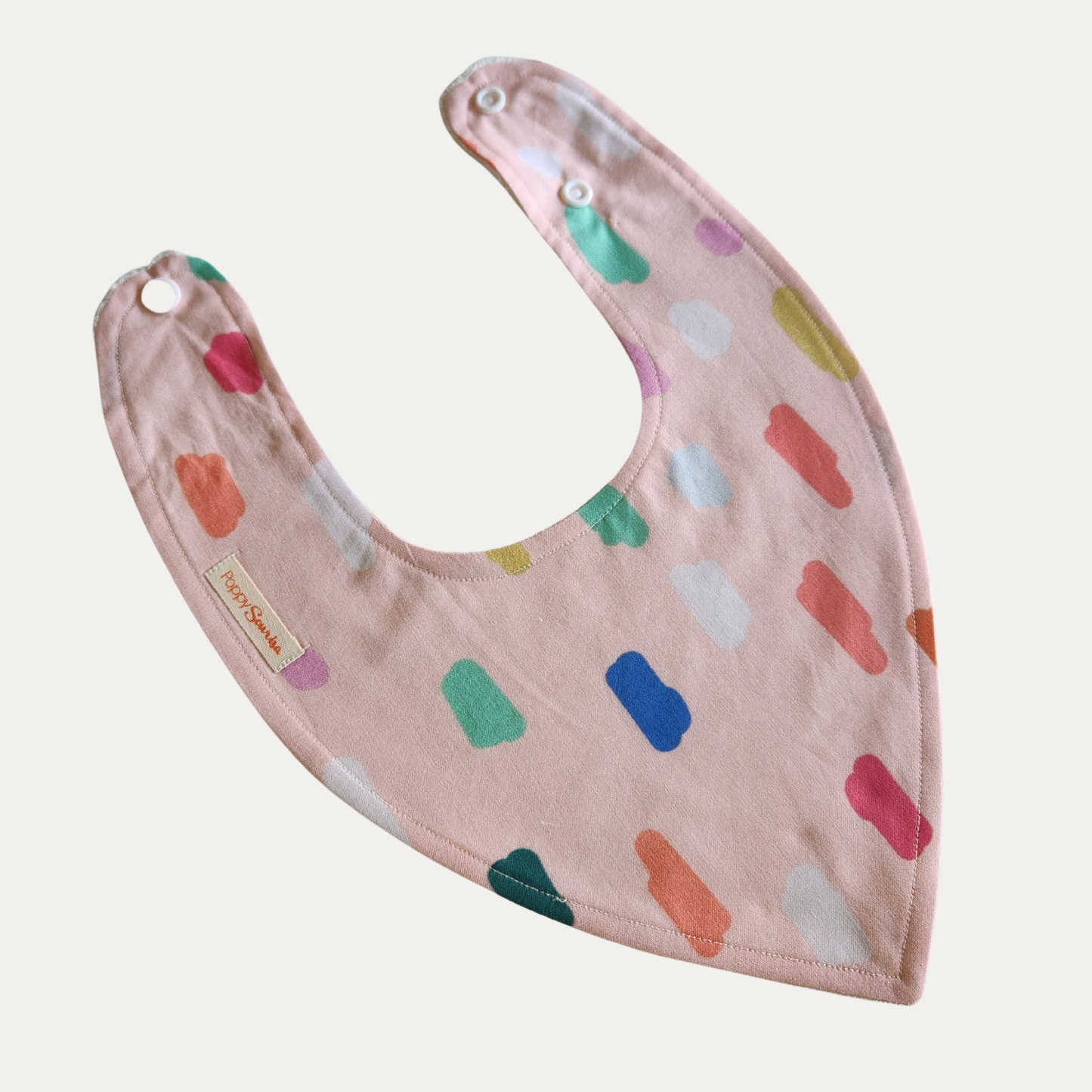PINK PAINT STROKES | DRIBBLE BIB