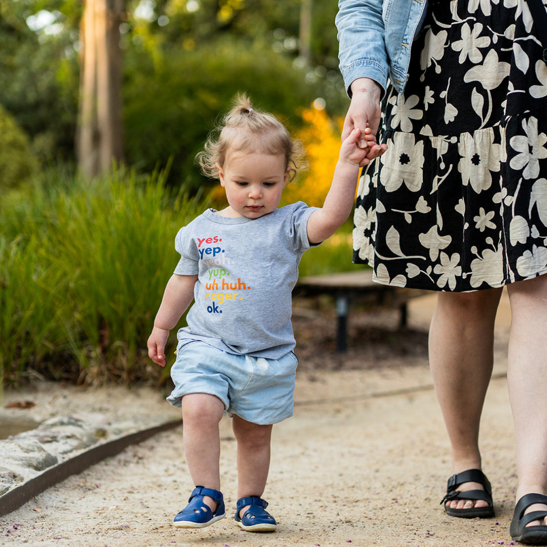 YES YEP YEAH | GREY MARLE | KIDS TEE
