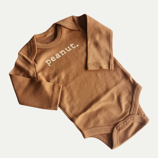 ORGANIC ONESIE | PEANUT | GINGER