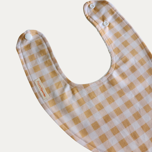 HONEY GINGHAM | DRIBBLE BIB