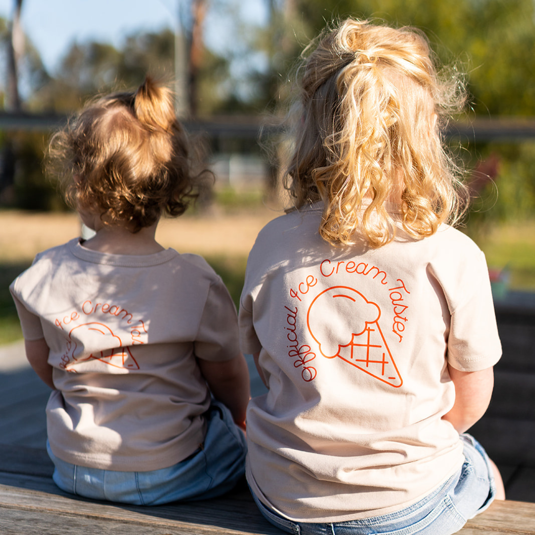 ICE CREAM TASTER | NATURAL | KIDS TEE