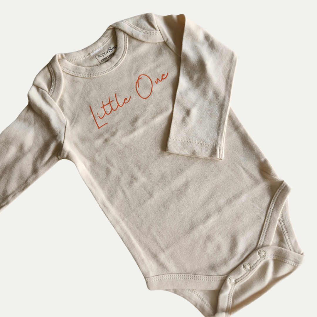 ORGANIC ONESIE | LITTLE ONE | NATURAL