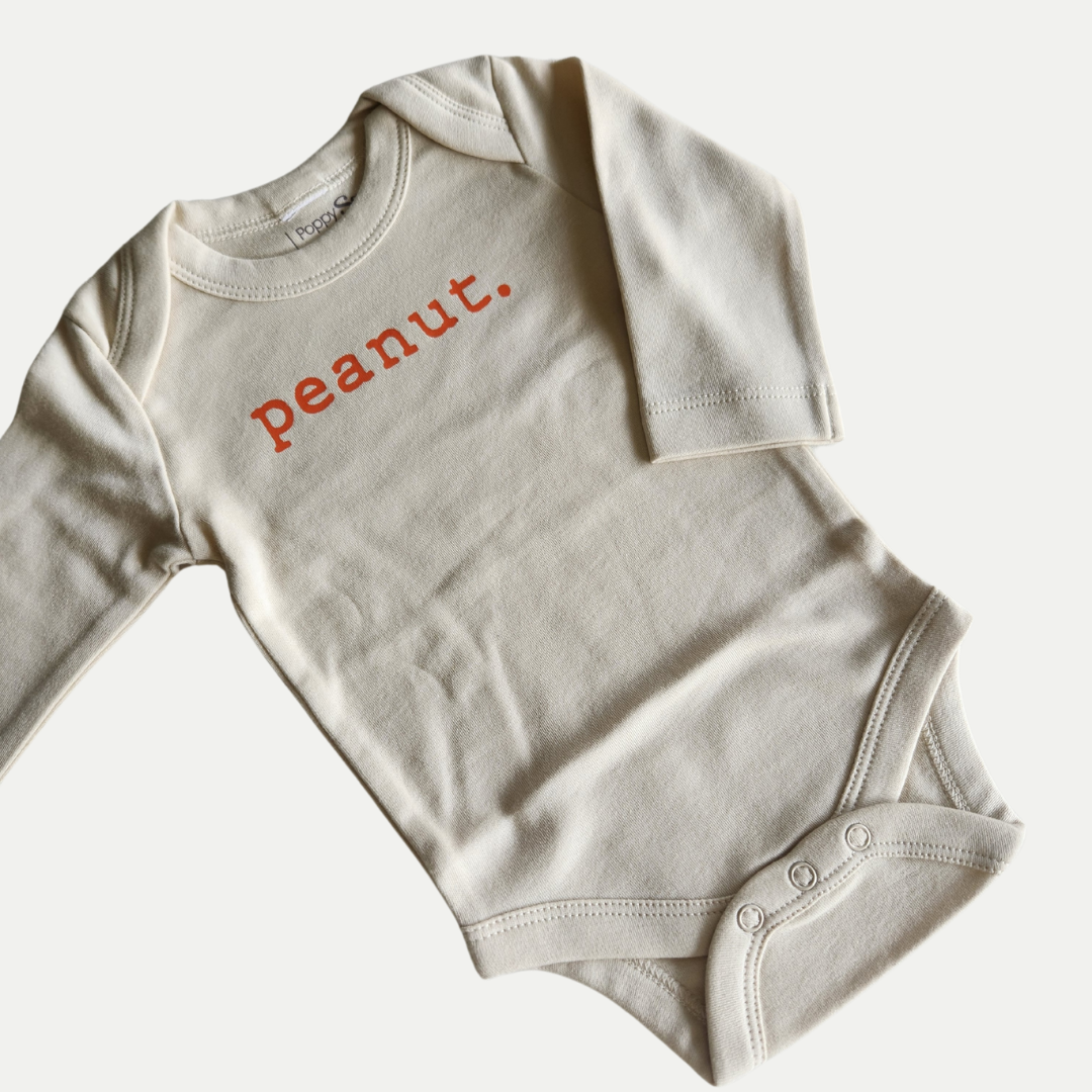 ORGANIC ONESIE | PEANUT | NATURAL