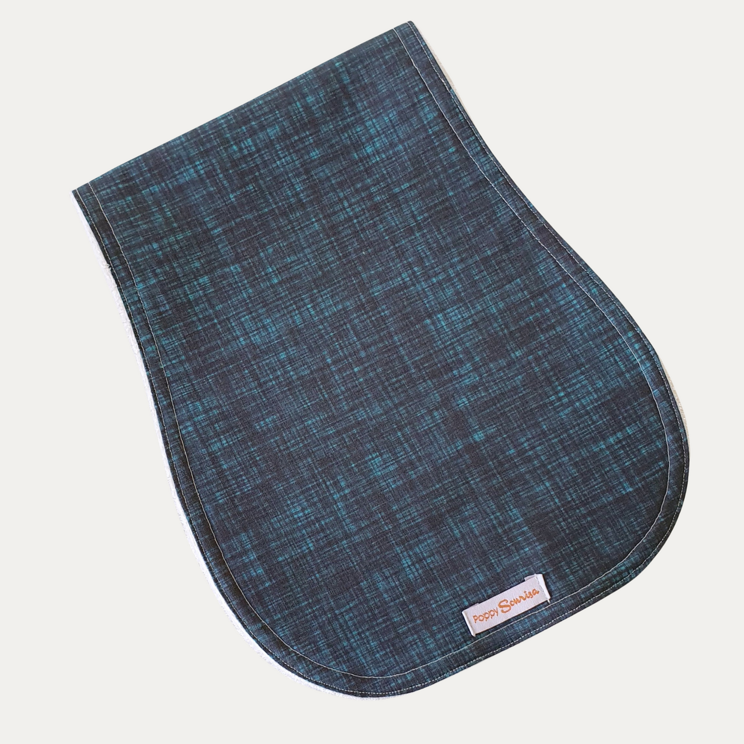 TEAL LINEN | BURP CLOTH | BURPIE