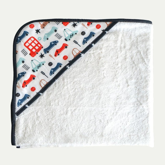 DELUXE HOODED TOWEL | CITY CARS