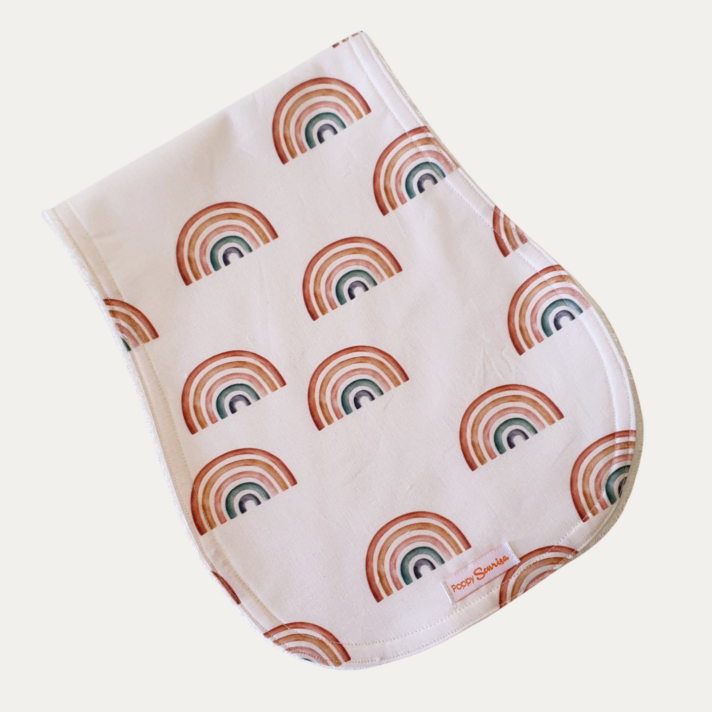 EARTHY RAINBOWS | BURP CLOTH | BURPIE