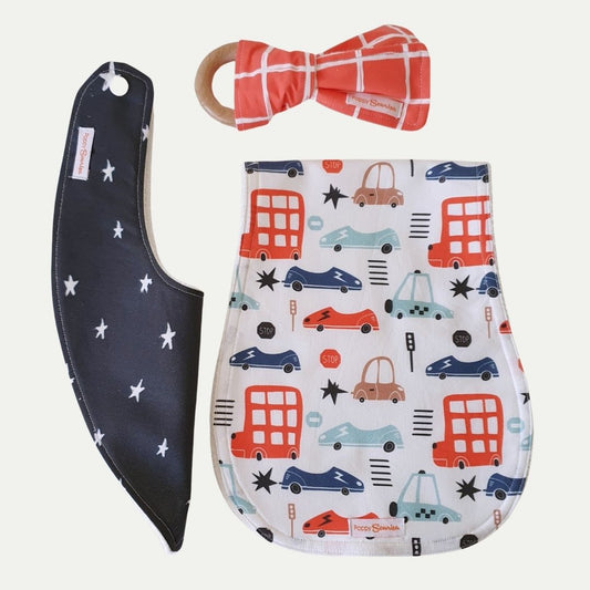 RED CHECKERED | SENSORY RATTLE