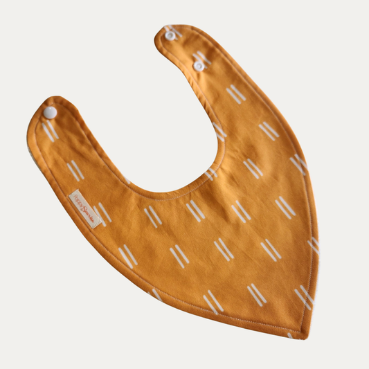 MUSTARD MUDCLOTH | DRIBBLE BIB