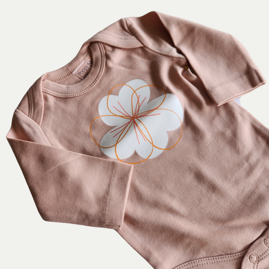 ORGANIC ONESIE | FLORA | BLUSH