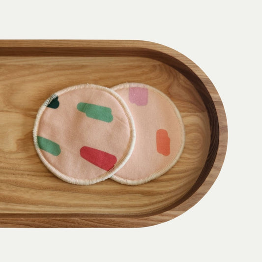 PINK PAINT STROKES | RE-USABLE NURSING PADS