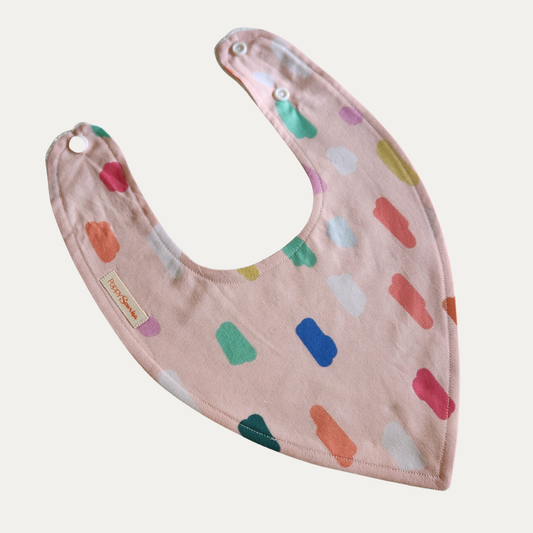 PINK PAINT STROKES | DRIBBLE BIB
