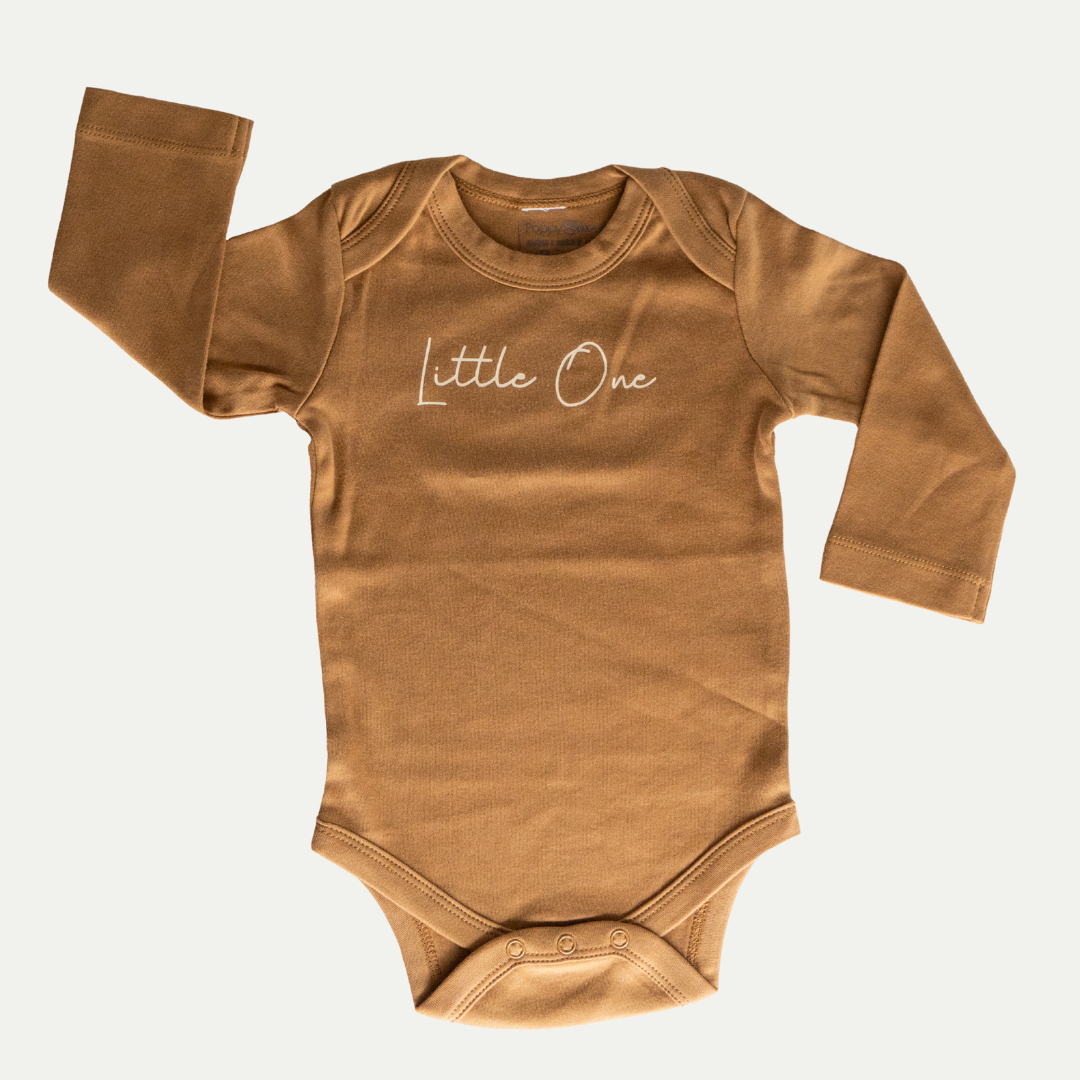 ORGANIC ONESIE | LITTLE ONE | HONEY