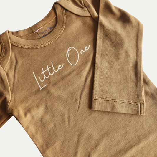 ORGANIC ONESIE | LITTLE ONE | HONEY