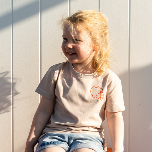 ICE CREAM TASTER | NATURAL | KIDS TEE