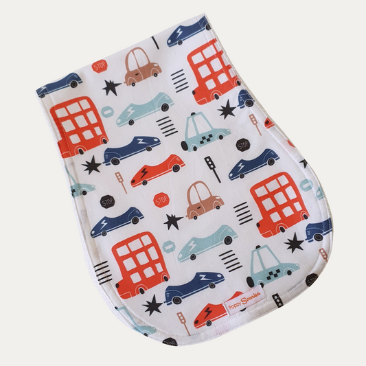CITY CARS | BURP CLOTH | BURPIE