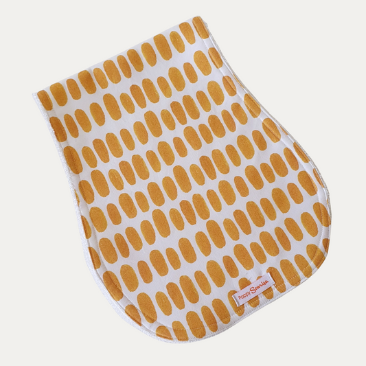 SAFFRON OVALS | BURP CLOTH | BURPIE