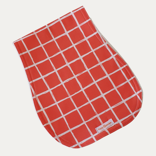RED CHECKERED | BURP CLOTH | BURPIE