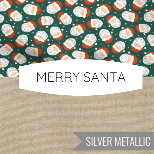 MERRY SANTA | PERSONALISED | CHRISTMAS STOCKING