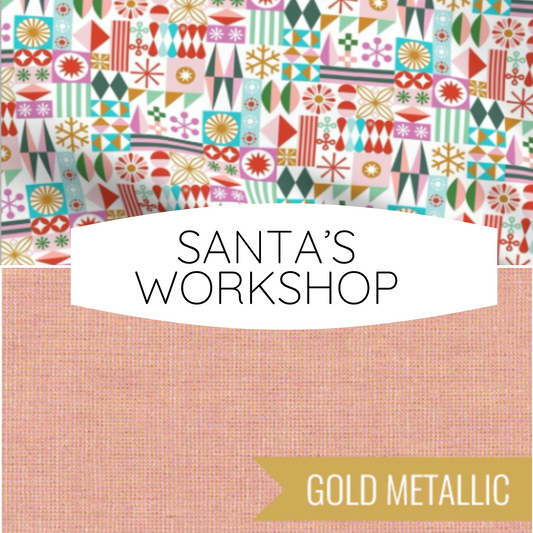 SANTA'S WORKSHOP | PERSONALISED | CHRISTMAS STOCKING