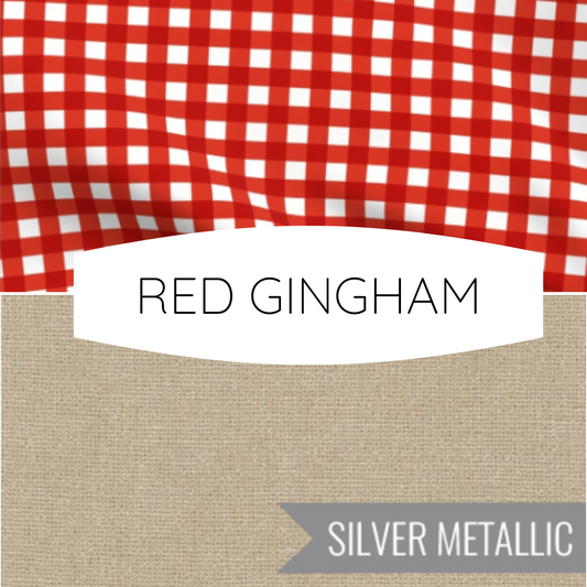 RED GINGHAM | PERSONALISED | CHRISTMAS STOCKING