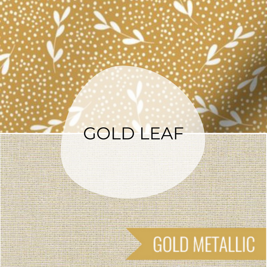 GOLD LEAF | PERSONALISED | CHRISTMAS STOCKING