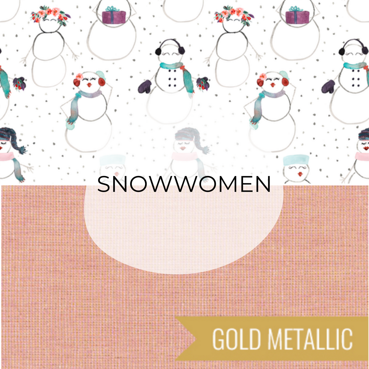 SNOWWOMEN | PERSONALISED | CHRISTMAS STOCKING