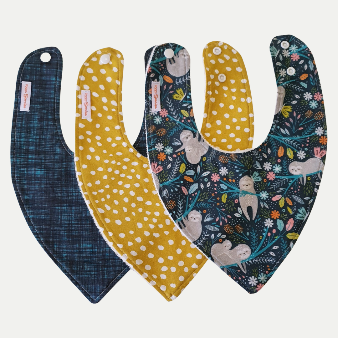 HANGIN ON | DRIBBLE BIB BUNDLE | PACK OF 3