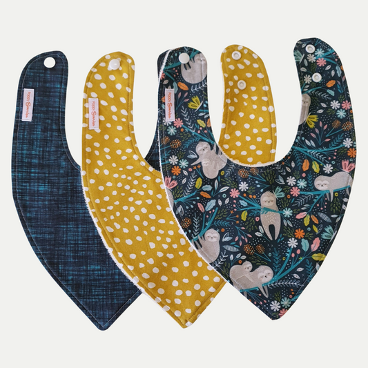 DRIBBLE BIB BUNDLE | HANGIN ON | PACK OF 3